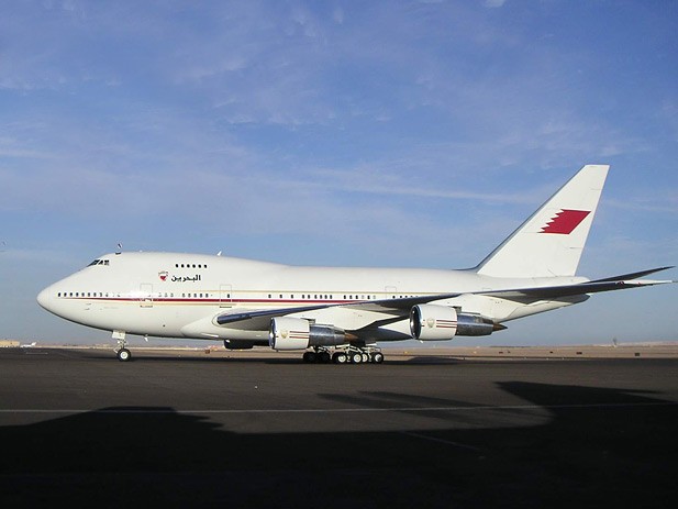 Máy bay Boeing 747SP - Không quân Bahrain.