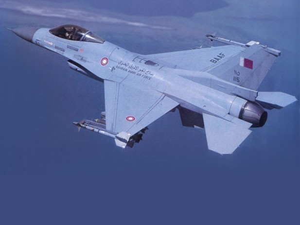 Máy bay chiến đấu F-16C của Không quân Bahrain.