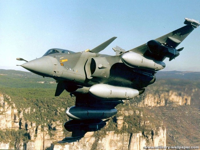 Máy bay chiến đấu Rafale do Pháp sản xuất.