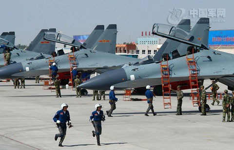 Phi đội Sukhoi của Không quân Trung Quốc (ảnh minh hoạ)