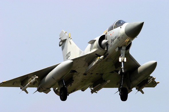 Máy bay chiến đấu Mirage 2000-5 do Pháp sản xuất. Ấn Độ sở hữu loại máy bay này.