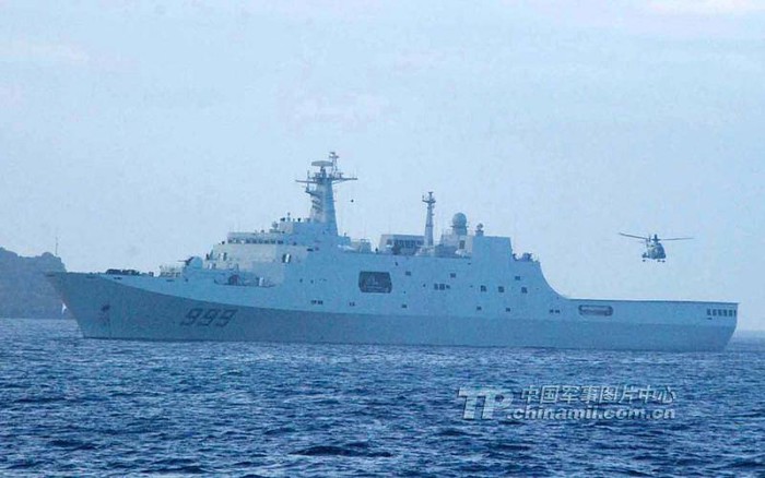 Vào trung tuần tháng 2/2012, Hạm đội Nam Hải đã tiến hành tập trận đổ bộ trong thời gian hơn 10 ngày.