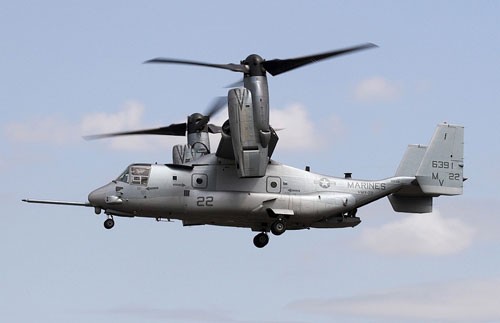 Mỹ muốn dùng V-22 thay cho CH-46.