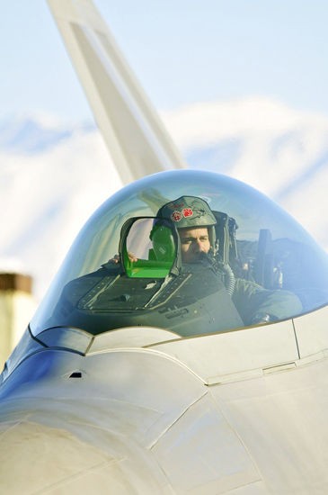 Máy bay F-22 mới nhất được tiếp nhận tại căn cứ Elmendorf-Richardson ở bang Alaska.