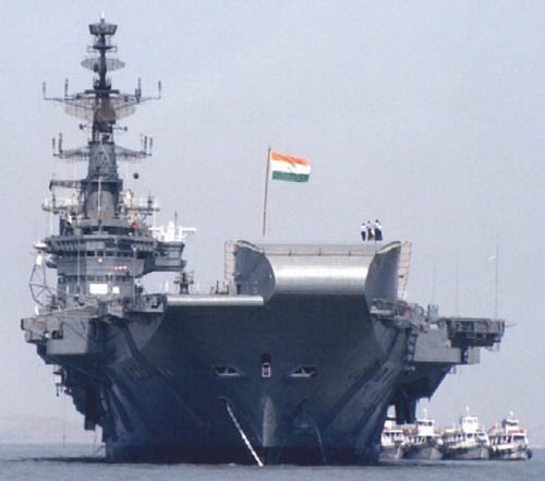 Tàu sân bay Viraat của Hải quân Ấn Độ.
