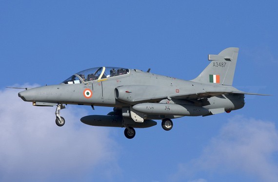Máy bay huấn luyện Eagle của Không quân Ấn Độ, do Anh chế tạo.