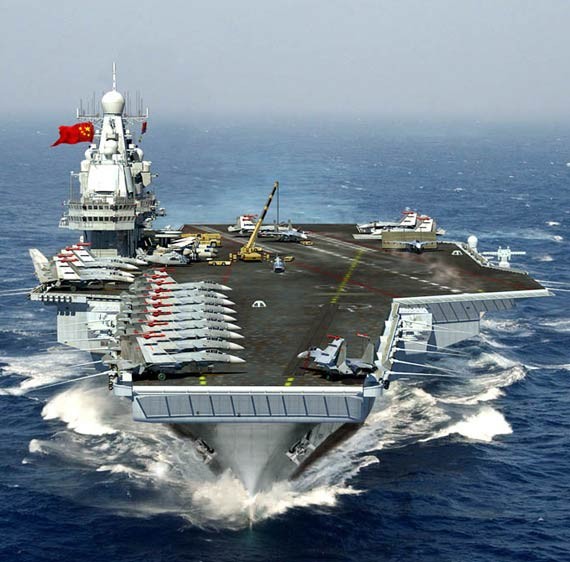 Ý tưởng tàu sân bay hạng nặng Trung Quốc của dân mạng.