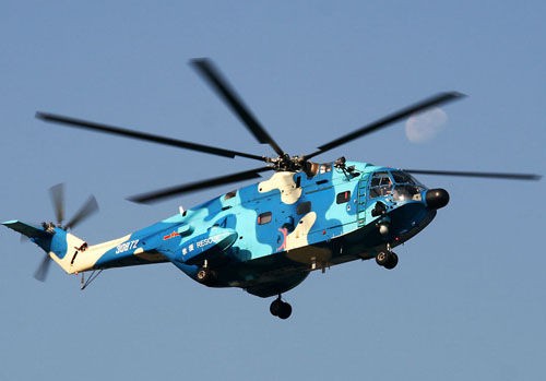 Máy bay trực thăng vận tải cỡ lớn đa năng Z-8 của Trung Quốc.