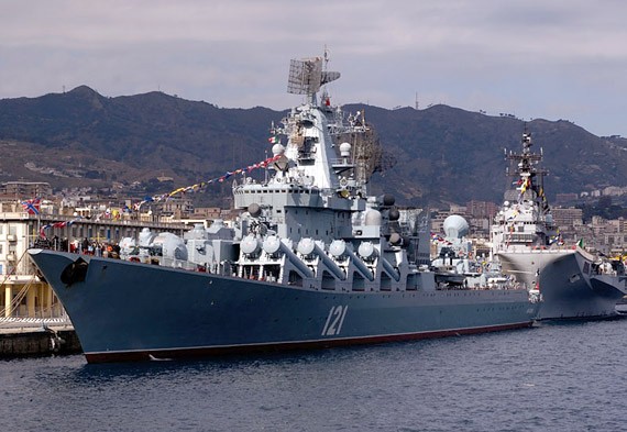 Tàu tuần dương Moscow lớp Slava của Hạm đội Biển Đen, Hải quân Nga.