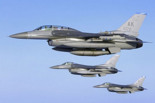 Máy bay chiến đấu F-16 do Mỹ chế tạo.