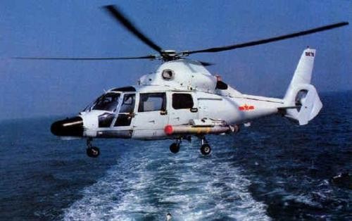 Máy bay trực thăng Z-9 phiên bản hải quân của Trung Quốc.