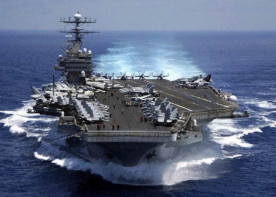 Tàu sân bay USS George Washington, hạt nhân của Hạm đội 7, Hải quân Mỹ.