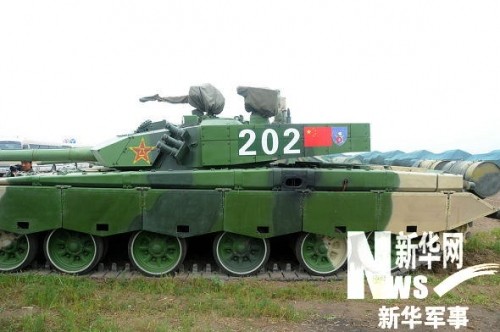 Xe tăng Type-99 của Quân đội Trung Quốc.