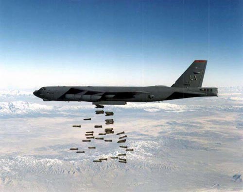 Máy bay ném bom chiến lược B-52H của Mỹ.