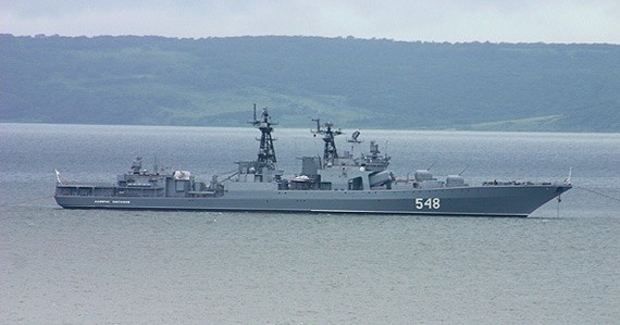 Tàu săn ngầm cỡ lớn Admiral Panteleyev của Hạm đội Thái Bình Dương, Hải quân Nga.
