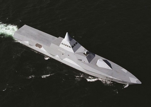 Sợi composite không chỉ có ưu điểm cường độ cao, mà còn có tính tàng hình mạnh đối với radar, được ứng dụng nhiều cho tàu chiến tàng hình.