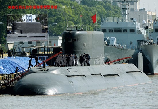 Tàu ngầm thông thường kiểu mới của Hải quân Trung Quốc.