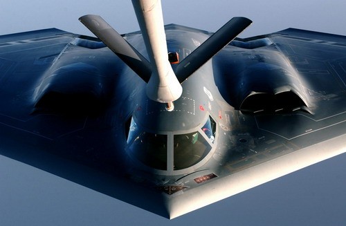 Máy bay ném bom tàng hình chiến lược B-2 của Không quân Mỹ.
