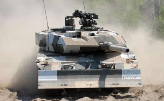 Xe tăng chiến đấu Leopard 2A7 do Đức chế tạo.