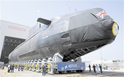 Tàu ngầm hạt nhân lớp Astute của Anh.