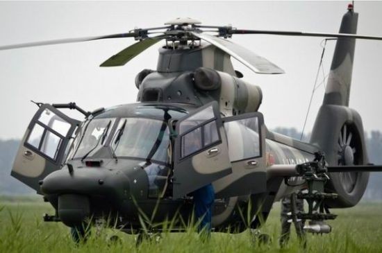 Máy bay trực thăng vũ trang Z-9WZ của Trung Quốc.