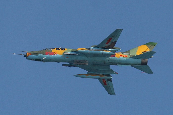 Máy bay tấn công Su-22 của Không quân Việt Nam.