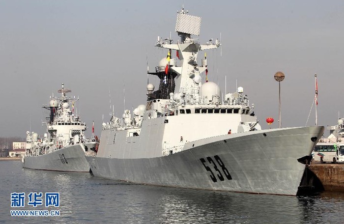 Tàu chiến của 3 hạm đội lớn của Hải quân Trung Quốc đều đã đến Ấn Độ Dương.