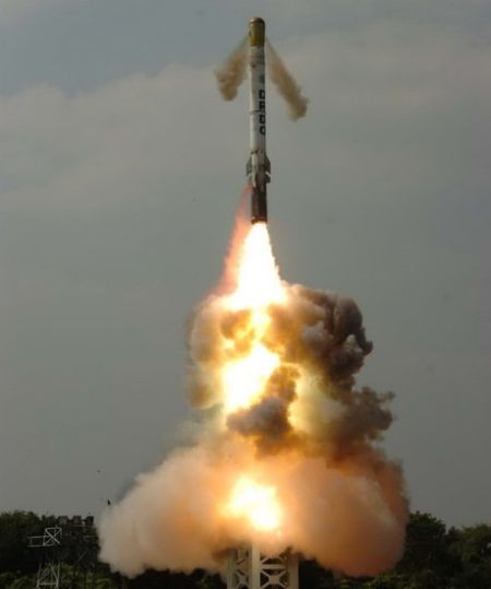 Tên lửa đạn đạo phóng ngầm K-15 do Ấn Độ tự sản xuất, trang bị cho tàu ngầm hạt nhân Arihant.