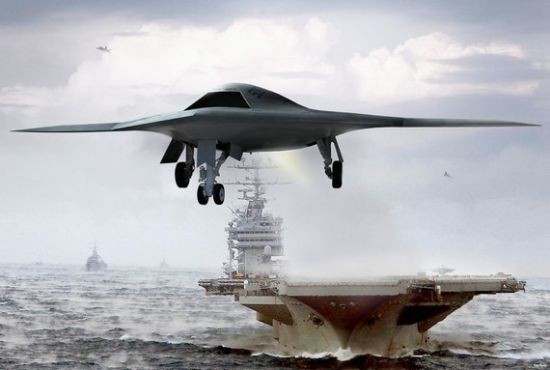 Máy bay không người lái X-47B sẽ tham gia chiến tranh trên biển tương lai.
