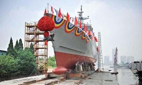 Tàu tuần tra cỡ lớn Trung Quốc chế tạo cho Hải quân Bangladesh đã được hạ thủy