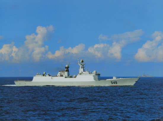 Tàu hộ vệ tên lửa Thường Châu, Hải quân Trung Quốc.