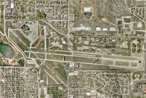 Hình ảnh vệ tinh căn cứ không quân Warren của Mỹ