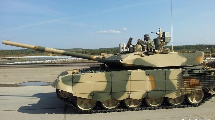 Xe tăng chiến đấu T-90MS do Nga chế tạo.