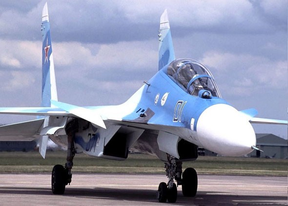 Máy bay chiến đấu Su-30 do Nga sản xuất.