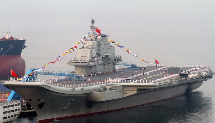 Ngày 25/9/2012, tàu sân bay Liêu Ninh đã bàn giao cho Hải quân Trung Quốc