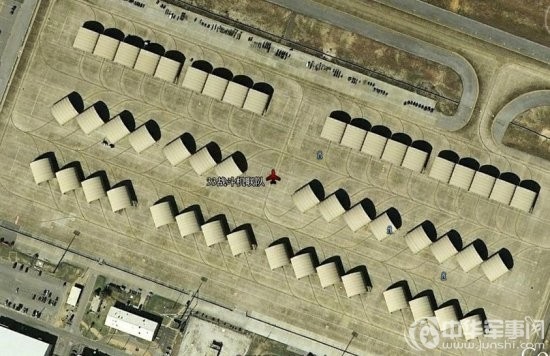 Một căn cứ không quân Pakistan nhìn từ ảnh vệ tinh