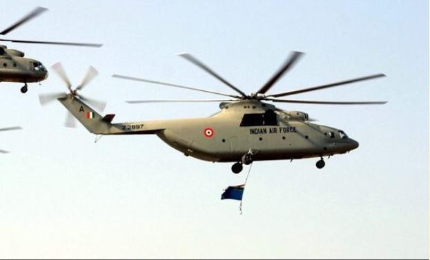 Máy bay trực thăng vận tải Mi-17 của Quân đội Ấn Độ, do Nga chế tạo