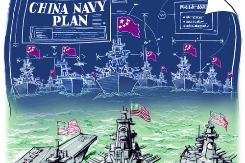Báo Mỹ so sánh sức mạnh hải quân giữa Mỹ và Trung Quốc