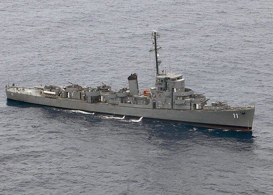 Một chiếc tàu hộ tống của Philippines