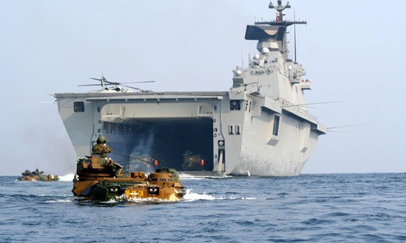 Tàu sân công đổ bộ/tàu sân bay LPX-Dokdo của Hàn Quốc
