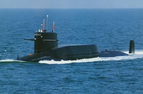 Tàu ngầm hạt nhân chiến lược 092 của Hải quân Trung Quốc.