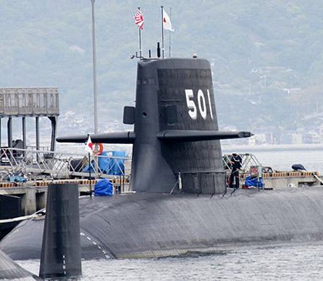 Nhật Bản có thể bán tàu ngầm tiên tiến cho Việt Nam. Trong hình là tàu ngầm diesel lớp Soryu của Nhật Bản