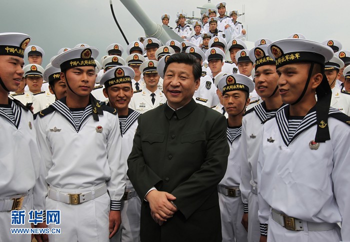 Ông Tập Cận Bình, Tổng Bí thư, Chủ tịch Quân ủy Trung ương Đảng Cộng sản Trung Quốc vừa có chuyến thăm gây chú ý tới "Chiến khu Quảng Châu" và Hạm đội Nam Hải.