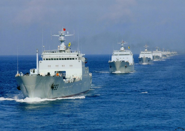 Biên đội tàu chiến đổ bộ Hải quân Trung Quốc