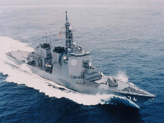 Tàu khu trục Chokai trang bị hệ thống Aegis, Lực lượng Phòng vệ Biển Nhật Bản.