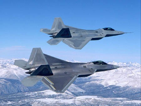 Máy bay chiến đấu tàng hình thế hệ thứ năm F-22 Không quân Mỹ