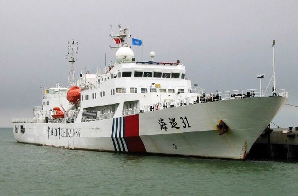 Tàu Hải tuần 31 - tàu tuần tra cỡ lớn, có lượng giãn nước 3.000 tấn, ngày 8/11/2012 đã dẫn đầu một biên đội tuần tra trên biển Đông, dưới sự hợp tác của 4 tỉnh gồm Hải Nam, Quảng Tây, Quảng Đông, Phúc Kiến.
