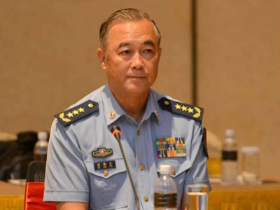 Thượng tướng Mã Hiểu Thiên, Tư lệnh Không quân Trung Quốc, Ủy viên Quân ủy Trung ương Đảng Cộng sản Trung Quốc.