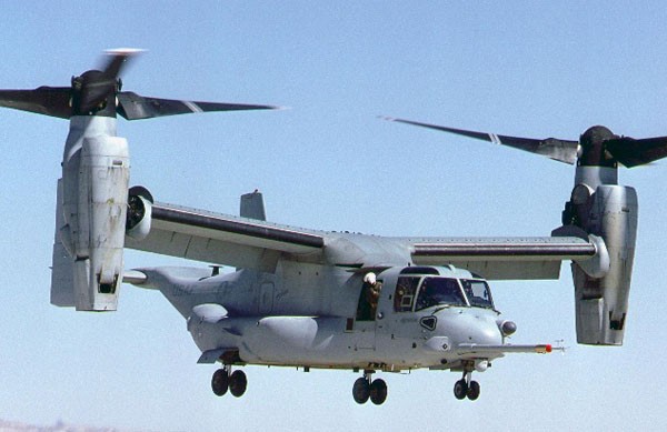 Máy bay vận tải cánh xoay MV-22 Osprey Mỹ