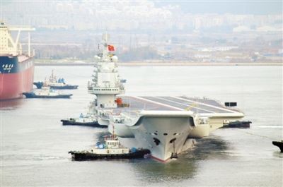 Ngày 25/9/2012, Trung Quốc bàn giao chính thức tàu sân bay Liêu Ninh cho hải quân nước này.